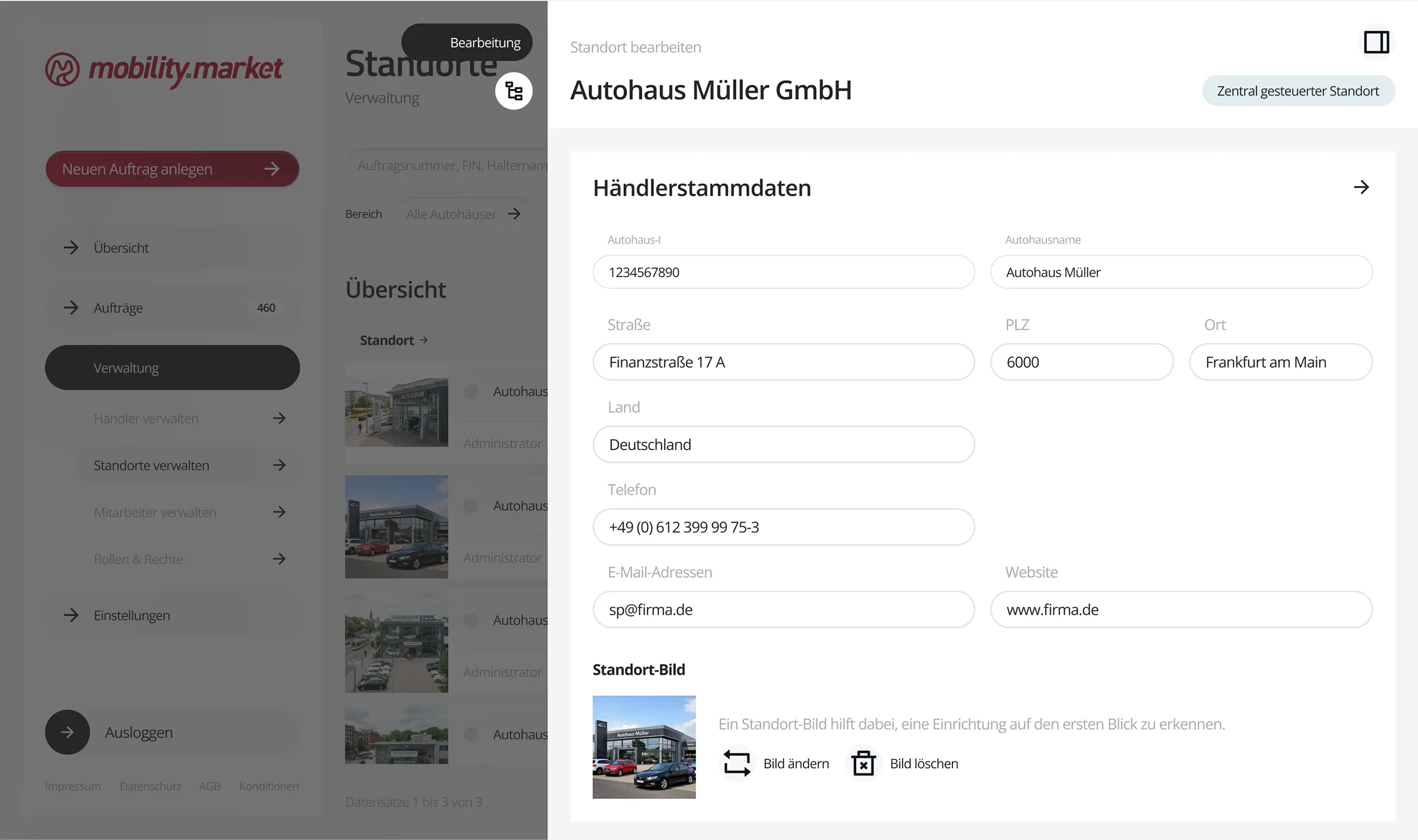 mobility.market Dashboard
